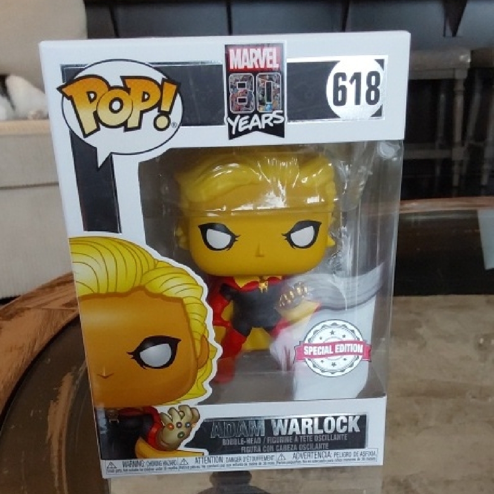 Funko Special Edition Adam Warlock Figure - Yellow and Black